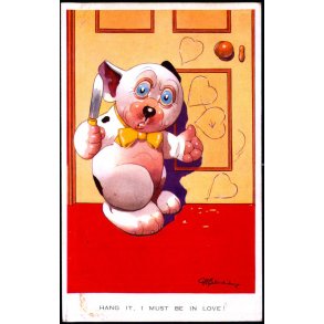 Studdy - Bonzo - Hang It, I Must Be In Love ! - Valentine 2287