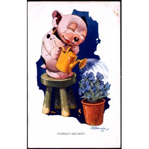 Studdy - Bonzo - Forget-Me-Not. - Valentine 1374