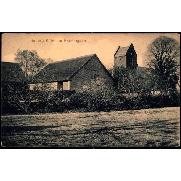 S&oslash;borg Kirke og Pr&aelig;stegaard - J.M. 828