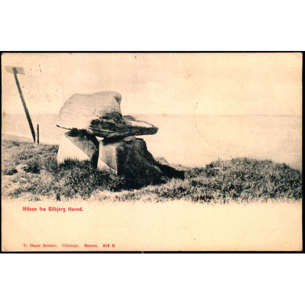 Hilsen fra Gilbjerg Hoved - V. Oscar S&oslash;tofte 819 E