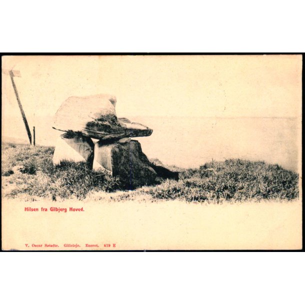 Hilsen fra Gilbjerg Hoved - V. Oscar S&oslash;tofte 819 E
