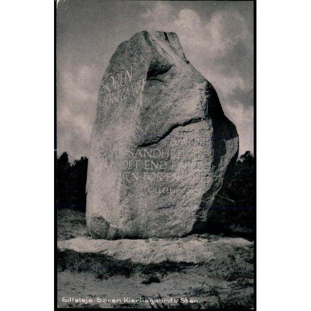 Gilleleje - S&oslash;ren Kirkegaards Sten - Arne Jocobsen 89094
