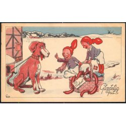 Gadsb&oslash;ll - Gl&aelig;delig Jul - Rudolf Olsen u/n