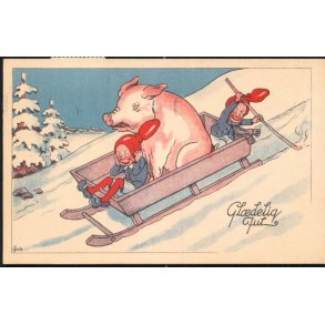 Gadsb&oslash;ll - Gl&aelig;delig Jul - Rudolf Olsen u/n