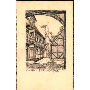 Helsing�r - Gaard i Strandgade - Kai Brammer 65046