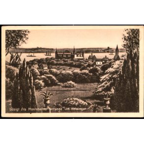 Udsigt fra Montebellos terasse ved Helsing�r - J.M. 908