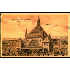 Foran Københavns nye Banegaard - Stender 9252