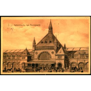 Foran Kbenhavns nye Banegaard - Stender 9252