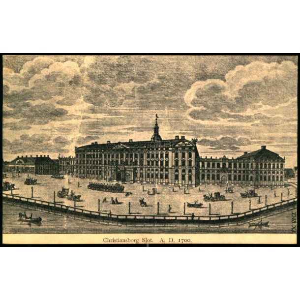 Christiansborg Slot - A.D. 1700 - A.B. u/n