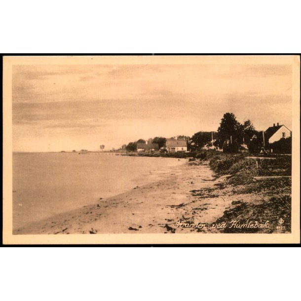 Stranden ved Humlebk - Chr. Olsen 1422