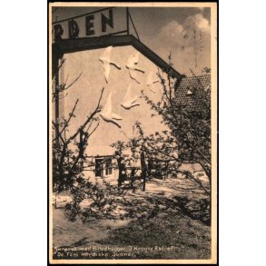 Annexet med Billedhugger J. Kroghs Relief - De fem nordiske Svaner - Humlegaarden 90706