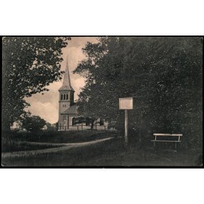 Kirken fra Egeb&aelig;ksvang - J.M. 597