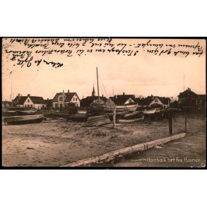 Hornb�k set fra Havnen - H. Mogensen 20623