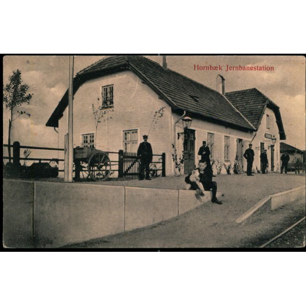 Hornbk Jernbanestation - L. Christensen 898