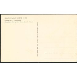 Hundested - Knud Rasmussens Hus - Gr�nlunds 392