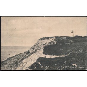 Spodsbjerg med Fyret- Hundested - Albert Jensens Bogh. u/n