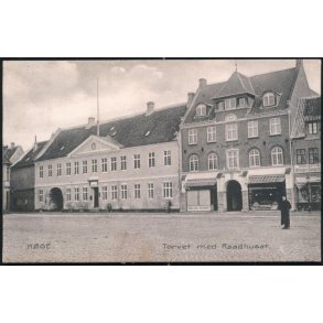 Køge - Torvet med Raadhuset - Stender 12924