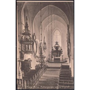 Køge Kirke - Midtergangen set fra Orglet - Valdemar Breums 11443