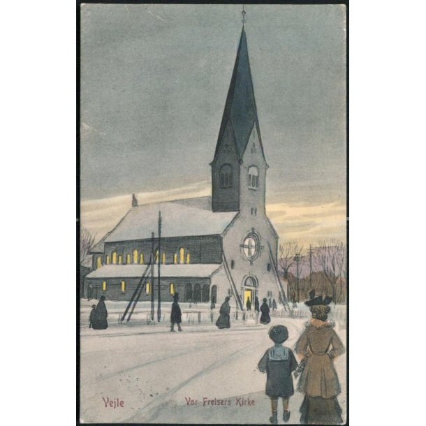 Vejle - Vor Frelsers Kirke - Hvidehus Boglade u/n