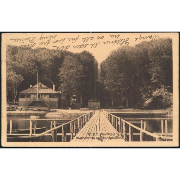 Vejle - Munkebjerg - Anl&oslash;bsbroen og Strandpavillonen -K.V.Nielsen 19272