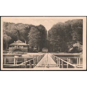 Vejle - Munkebjerg - Anl&oslash;bsbroen og Strandpavillonen -K.V.Nielsen 19272