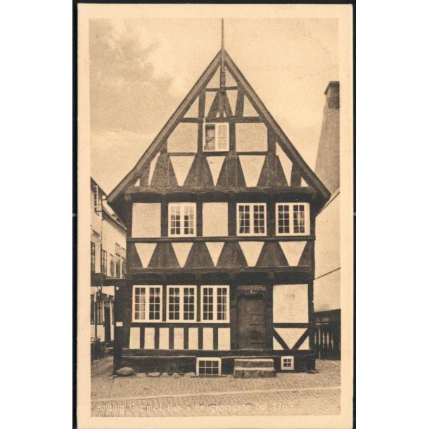 Kolding - Hus i Helligkorsgade opf&oslash;rt 1789 - Hans Christensen 43636