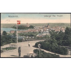 Kolding- Udsigt fra Tivoli - Kolding Musikhandel 1740