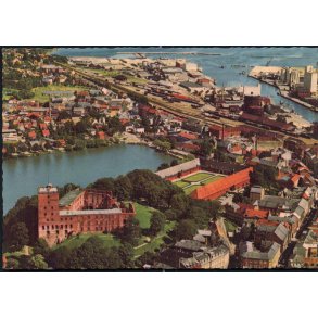 Kolding - Luftfoto - Udsigt over Byen - Stender 149 811 013