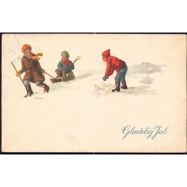 P.Holm - Gl&aelig;delig Jul - Dansk Arbejde 1202