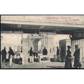 Fra Landsudstillingen i Aarhus 1909 - Ved Hovedindgangen - J.J.N. 3498