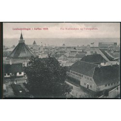 Fra Landsudstillingen i Aarhus 1909 - Stationsbyen og Folkeparken - J.J.N. 3725