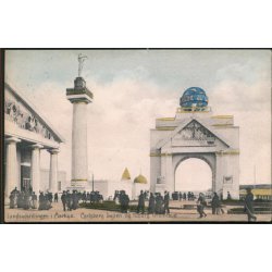 Fra Landsudstillingen i Aarhus - Carlsberg S�jlen og Tuborg Triumfbuen - Bang &amp; Gluud 18375