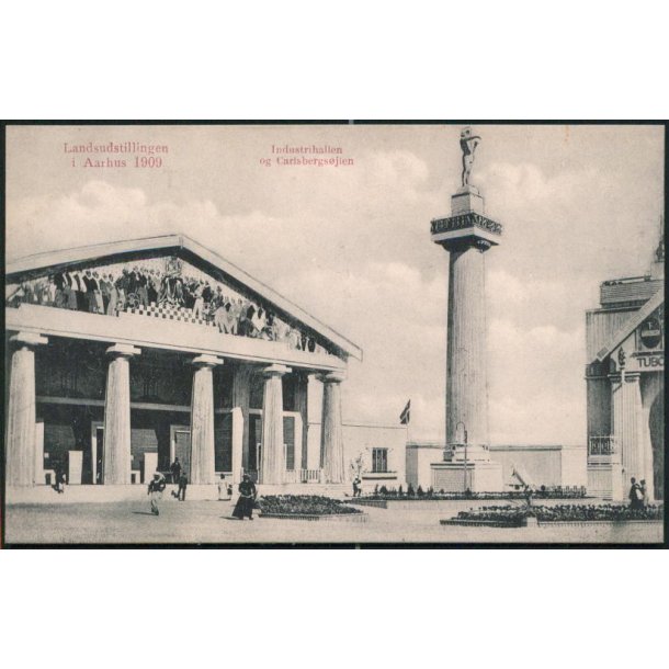 Landsudstillingen i Aarhus 1909 - Industrihallen og Carlsbergs�jlen - J.J.N. 3502 6te Oplag.