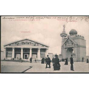 Landsudstillingen i Aarhus 1909 - Industrihallen og Carlsbergs�jlen - Tuborgtriumfbue - J.J.N. 3596