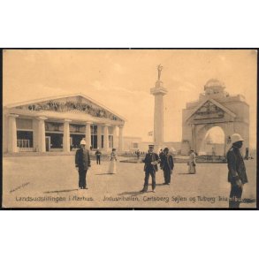 Landsudstillingen i Aarhus - Industrihallen og Carlsbergs�jlen - Tuborgtriumfbue - Bang & Gluud 18414