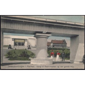 Landsudstillingen i Aarhus - Udsigt til Maskinhallen og det gamle Hus - Bang & Gluud 18104