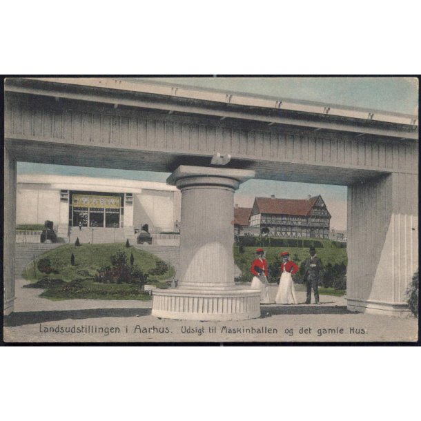 Landsudstillingen i Aarhus - Udsigt til Maskinhallen og det gamle Hus - Bang &amp; Gluud 18104