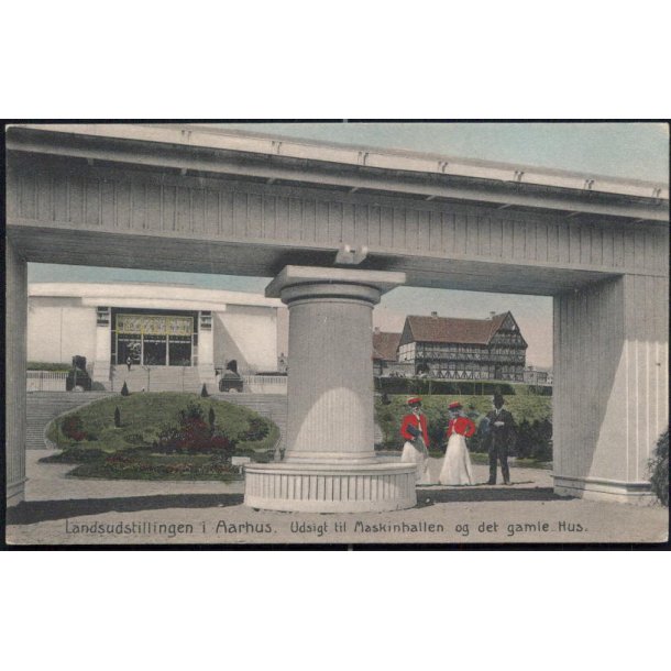 Landsudstillingen i Aarhus - Udsigt til Maskinhallen og det gamle Hus - Bang &amp; Gluud 18404