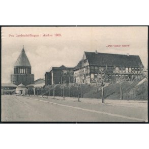 Fra Landsudstillingen i Aarhus 1909 - Den gamle Gaard - J.J.N. 3302 2det Oplag