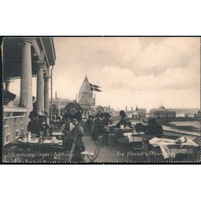 Landsudstillingen i Aarhus - Fra Hovedrestauranten - Bang & Gluud 18731