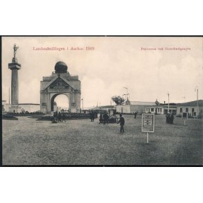 Landsudstillingen i Aarhus 1909 - Panorama ved Hovedindgangen - J.J.N. 3753