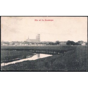 Ribe set fra Hovedengen - Chr. Grottrup 1820