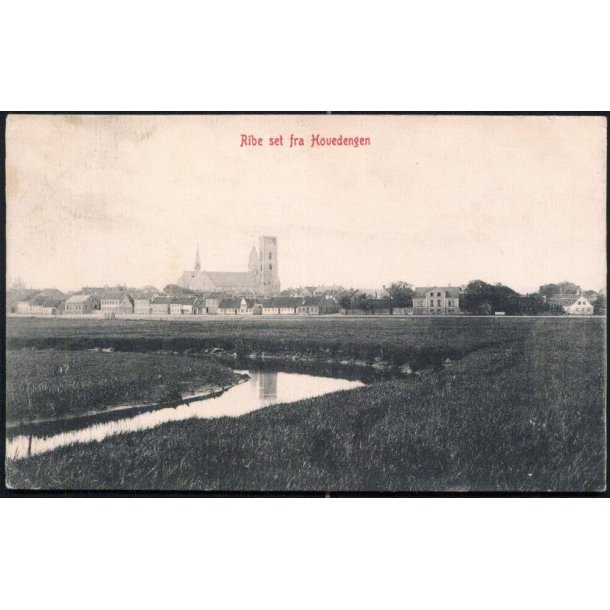 Ribe set fra Hovedengen - Chr. Grottrup 1820