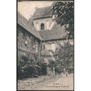 Ribe - Gaardinteri�r fra Klosteret - Chr. L. Grottrup 1885