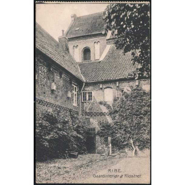 Ribe - Gaardinterir fra Klosteret - Chr. L. Grottrup 1885