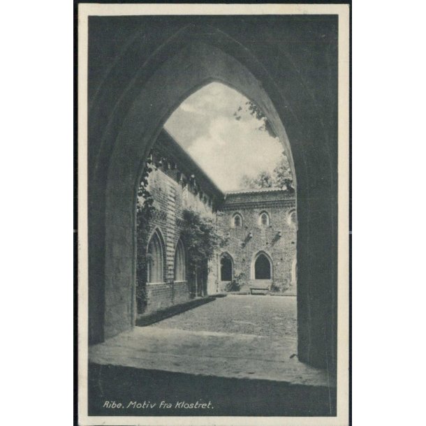 Ribe. Motiv fra Klosteret -W.Koch 3238