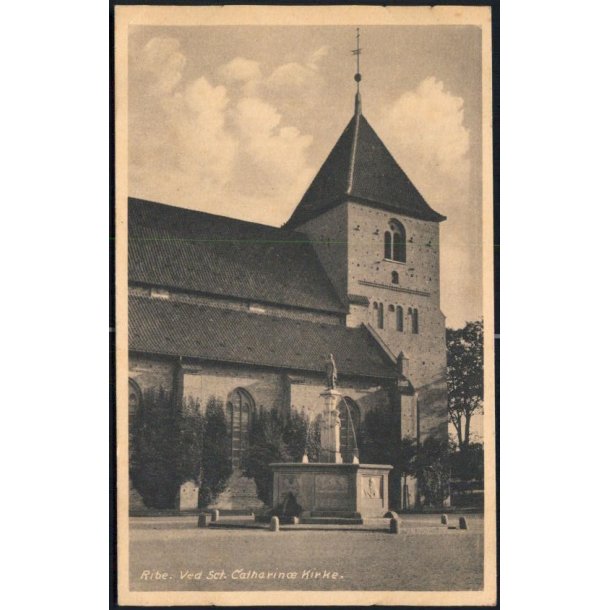Ribe.Ved Sct. Catharin Kirke - H.Bentzons 79127