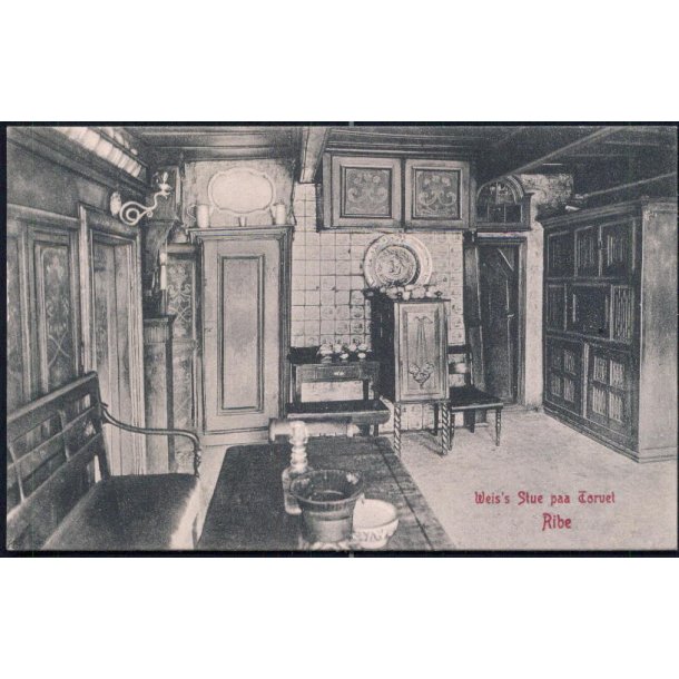 Ribe - Weis Stue p� Torvet - H.Bentzons 1848