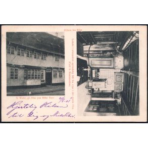 Hilsen fra Ribe - S.Weiss gl. Hus p� Ribe Torv - u/n