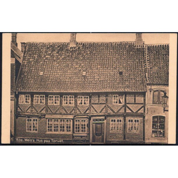 Ribe - Weis Hus paa Torvet - Johs. Brorsens 2611
